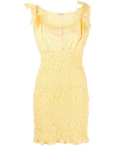 yellow miu miu dress